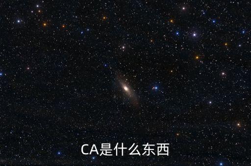 ca中心是什么，CA是什么東西