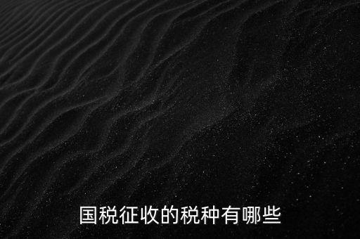 國(guó)稅收什么稅，國(guó)稅都交什么稅