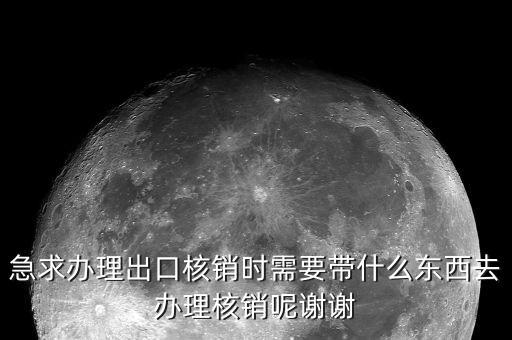 急求辦理出口核銷(xiāo)時(shí)需要帶什么東西去辦理核銷(xiāo)呢謝謝