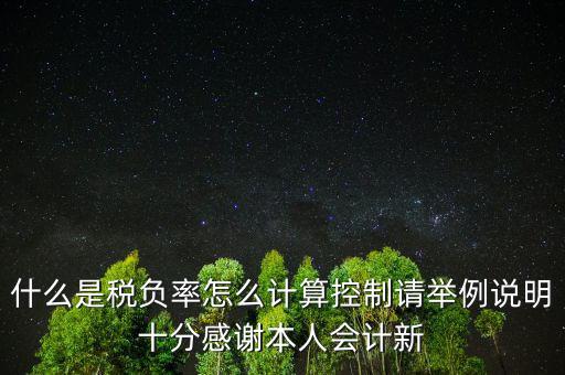 什么叫稅務(wù)控制計算法，企業(yè)所得稅如何控制