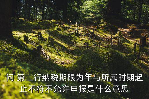 申報(bào)屬期不存在年度申報(bào)記錄什么意思，地稅當(dāng)前屬期不存在待申報(bào)稅種什么意思