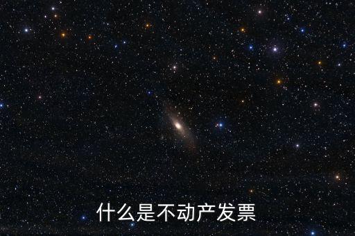 什么是不動產發(fā)票
