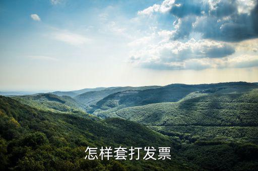 什么是套打發(fā)票，怎樣套打發(fā)票