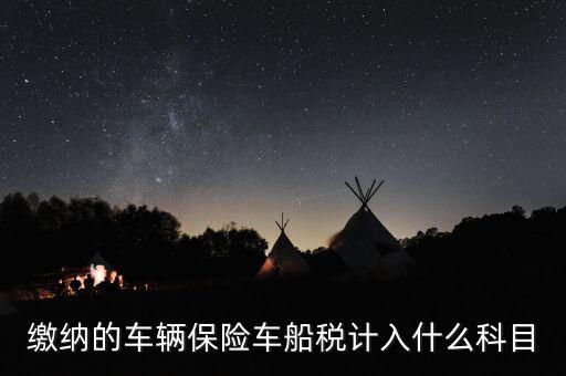 繳納車船稅后會給什么憑據(jù)，繳納的車輛保險車船稅計入什么科目