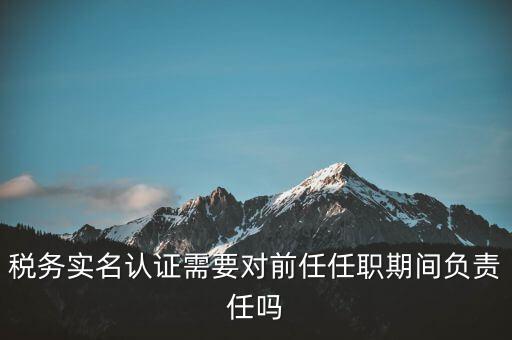 實名辦稅有什么意見，稅務(wù)要實名認(rèn)證是什么意思