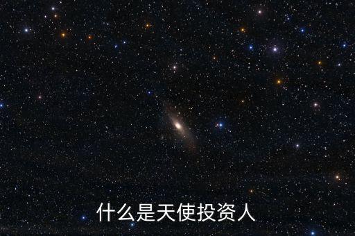 什么叫天使投資個人，天使投資人什么意思
