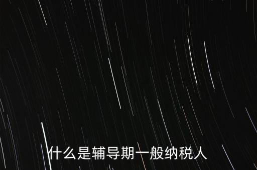 什么事輔導期，一般納稅人輔導期無論是工業(yè)還是商業(yè)等都是6個月嗎