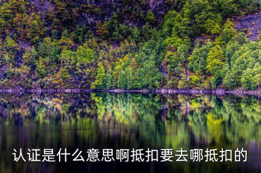 什么是發(fā)票認(rèn)證抵扣，發(fā)票認(rèn)證是什么意思