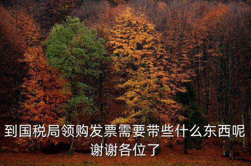 去國稅領發(fā)票需要帶什么，國稅領取發(fā)票需帶什么材料不是初次領購