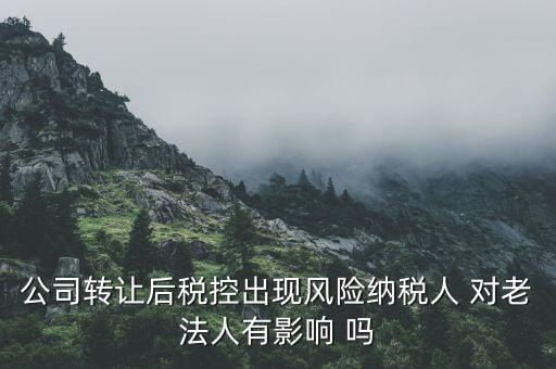 風(fēng)險(xiǎn)納稅人 有什么后果，公司轉(zhuǎn)讓后稅控出現(xiàn)風(fēng)險(xiǎn)納稅人 對(duì)老法人有影響 嗎