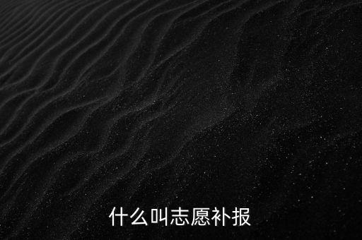 什么叫補申報，什么叫補充申報