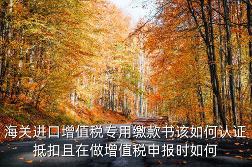 海關(guān)進(jìn)口增值稅專用繳款書如何抵扣，海關(guān)進(jìn)口增值稅繳款書怎么抵扣