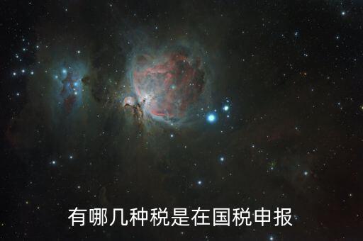 國稅如何申報稅種，國稅都有什么申報方式