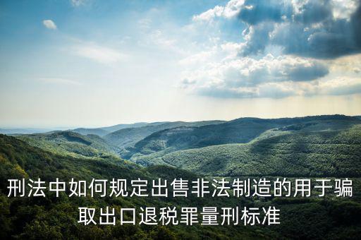 如何騙取出口退稅，請問關(guān)于騙取出口退稅罪的認(rèn)定