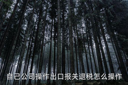 如何根據(jù)報(bào)關(guān)單退稅，報(bào)關(guān)到退稅的流程是怎樣的