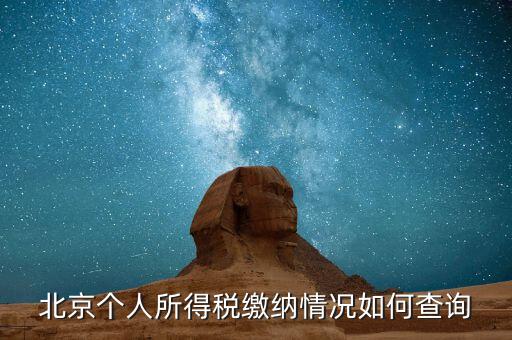 如何查詢北京個(gè)稅繳納記錄，怎么查北京納稅連續(xù)繳納月數(shù)