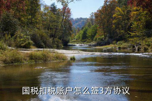 國(guó)稅扣稅賬戶(hù)怎么簽3方協(xié)議