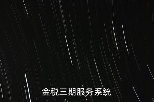 如何編制金稅三期系統(tǒng)查詢手冊，金稅三期服務(wù)系統(tǒng)