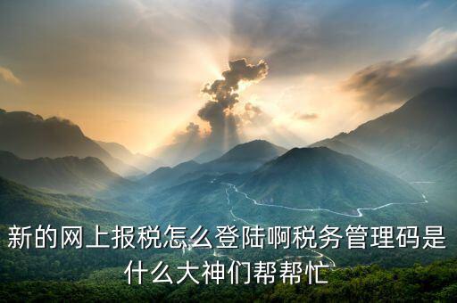 首次申報(bào)如何登陸國(guó)稅申報(bào)系統(tǒng)，首次網(wǎng)上申報(bào)國(guó)稅的流程