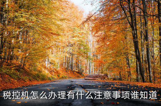 稅控機(jī)怎么辦理有什么注意事項(xiàng)誰(shuí)知道