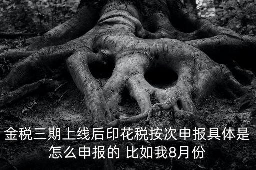 金稅三期如何填報(bào)印花稅表，印花稅申報(bào)報(bào)表要怎么填啊