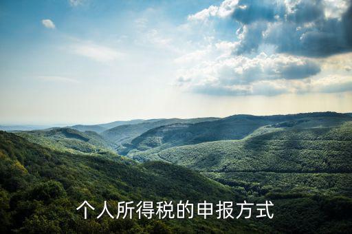 如何申請個(gè)人所得稅，個(gè)稅怎么申報(bào)