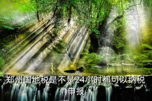 鄭州如何進(jìn)行地稅網(wǎng)上申報(bào)，鄭州國(guó)地稅是不是24小時(shí)都可以納稅申報(bào)