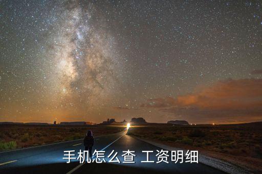 手機怎么查 工資明細(xì)