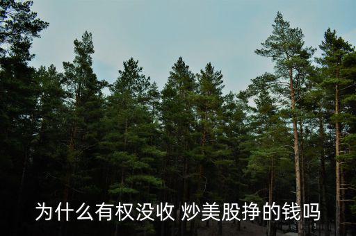 為什么有權(quán)沒(méi)收 炒美股掙的錢嗎