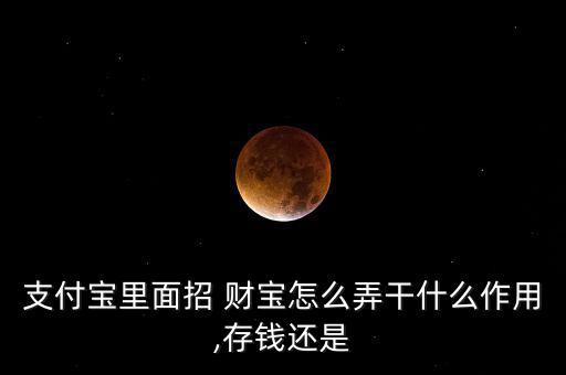 大額存招財寶怎么樣,轉入余額寶可獲一定收益但不能用于網(wǎng)購