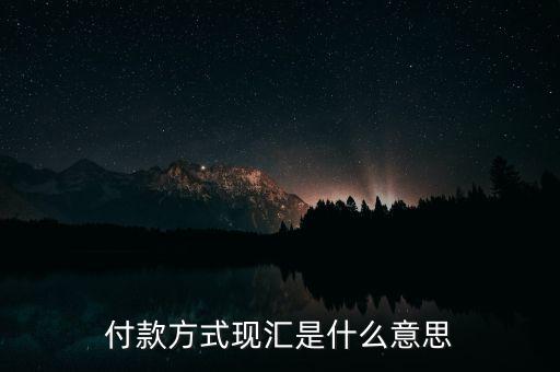 現(xiàn)匯金額是什么意思，招行自動(dòng)還款中現(xiàn)匯是什么意思