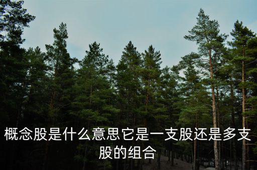 阿里巴巴概念股什么意思，概念股是什么意思它是一支股還是多支股的組合