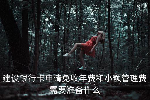 銀行卡申請(qǐng)免年費(fèi)需要攜帶什么，建設(shè)銀行卡申請(qǐng)免收年費(fèi)和小額管理費(fèi)需要準(zhǔn)備什么