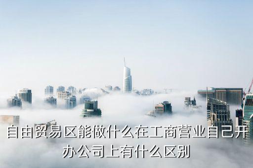 自貿(mào)區(qū)有什么生意做，自貿(mào)區(qū)可以做做小生意嗎