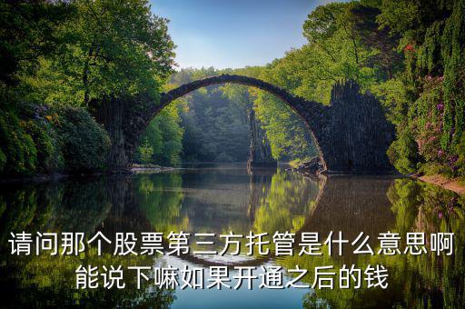 股票托管轉(zhuǎn)入是什么意思，托管轉(zhuǎn)出是什么意思