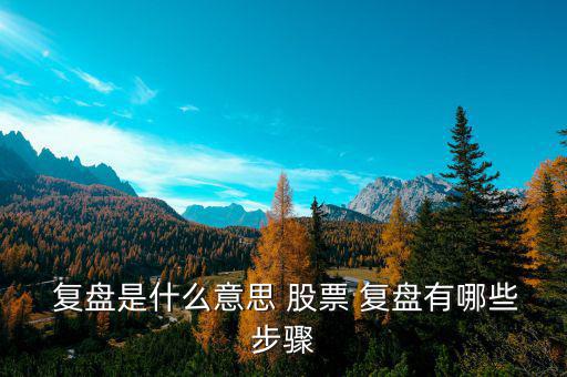 股票復(fù)盤(pán)后股介怎么定的,股票回顧與分析（四））