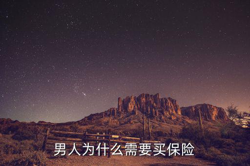 男人為什么需要買保險