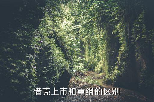 什么是借殼重組，下殺就買怕什么借殼重組什么概念