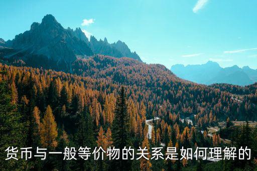 貨幣關(guān)系是什么意思，貨幣反映著一定的生產(chǎn)關(guān)系怎么解釋