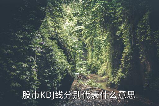 股票中的kdj代表什么，股票指標的KDJ是什么意思