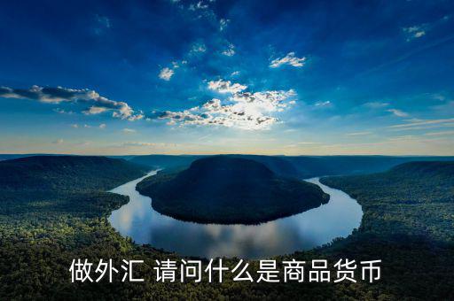 什么是商品貨幣，什么叫做商品貨幣