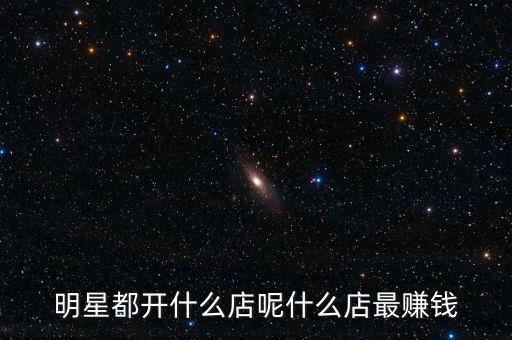 明星都投資什么，明星都開(kāi)什么店呢什么店最賺錢