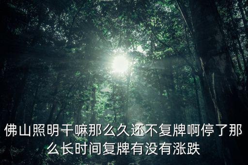 佛山照明為什么不漲，股票佛山照明的評(píng)級(jí)有所下降是什么原因