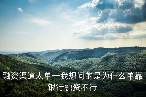 為什么不能單靠銀行融資，中國(guó)農(nóng)業(yè)銀行為啥不能簽約融資融券信用擔(dān)保賬戶(hù)