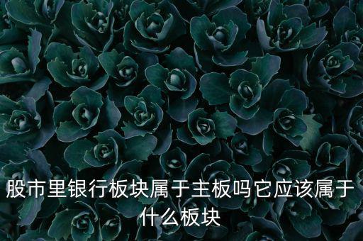 銀行股屬于什么股，銀行股屬上科創(chuàng)股嗎