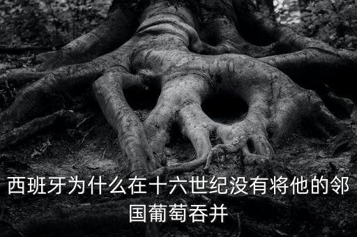 西班牙為什么沒有吞并葡萄牙，西班牙為什么在十六世紀(jì)沒有將他的鄰國葡萄吞并