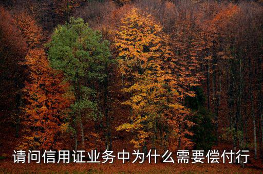 請(qǐng)問信用證業(yè)務(wù)中為什么需要償付行
