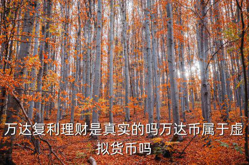 萬(wàn)達(dá)貨幣是什么，萬(wàn)達(dá)復(fù)利理財(cái)是真實(shí)的嗎萬(wàn)達(dá)幣屬于虛擬貨幣嗎