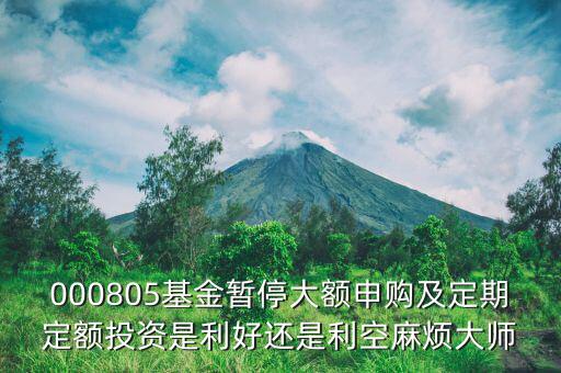 001815基金為什么暫停，001719基金為什么暫停申購
