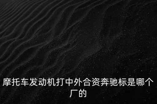 摩托車發(fā)動機(jī)打中外合資奔馳標(biāo)是哪個廠的